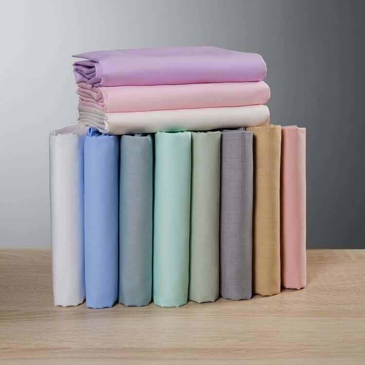 nuancier linge de lit polyester coton