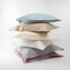 Lot de 2 taies d'oreillers percale 200 fils DESIREE – Image 4