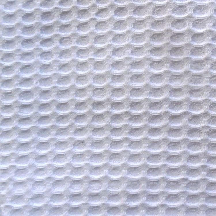 Nid d'abeille blanc au mètre fabriqué en France