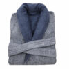 Peignoir homme en coton éponge BICOLORE