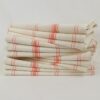 lot torchon lin coton blanc