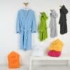 Peignoir enfant capuche en coton bouclette éponge COCOON – Image 5