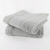 serviette invité gris a personnaliser Linandelle