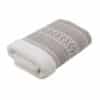 serviette éponge ethnique beige linandelle