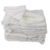 lot de 12 gants de toilettes blanc petunia