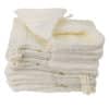 lot 12 gants de toilette petunia écru