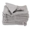 lot de 12 gants de toilette petunia gris