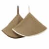 Lot de 2 essuies mains rond  nid d'éponge 450gr AMBIANCE – Image 2