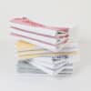 Lot de 12 torchons coton nid d'abeille  jacquard REBECCA – Image 3