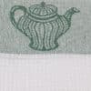 Lot de 12 torchons coton nid d'abeille  jacquard REBECCA – Image 4