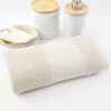 Serviette de toilette coton lin éponge ALINE – Image 2