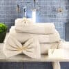 Maxi drap de bain coton lin éponge ALINE – Image 4
