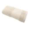 Serviette de toilette coton lin éponge ALINE