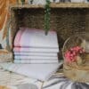 Lot de 6 mouchoirs en tissus imprimés AMBRE