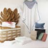 Cape de bain et gant en gaze de coton GAZOO – Image 3