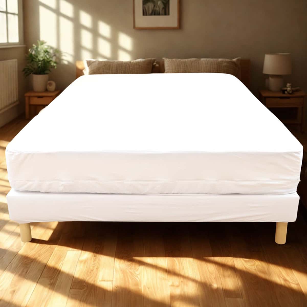Alèse protège matelas imperméable enduction respirante INTEGRAL – Image 3