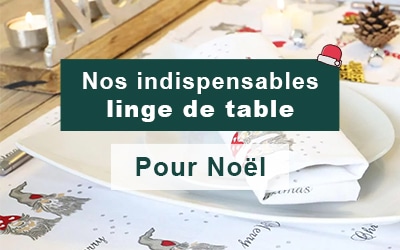 Linge de table : les indispensables pour un Noël élégant et chaleureux