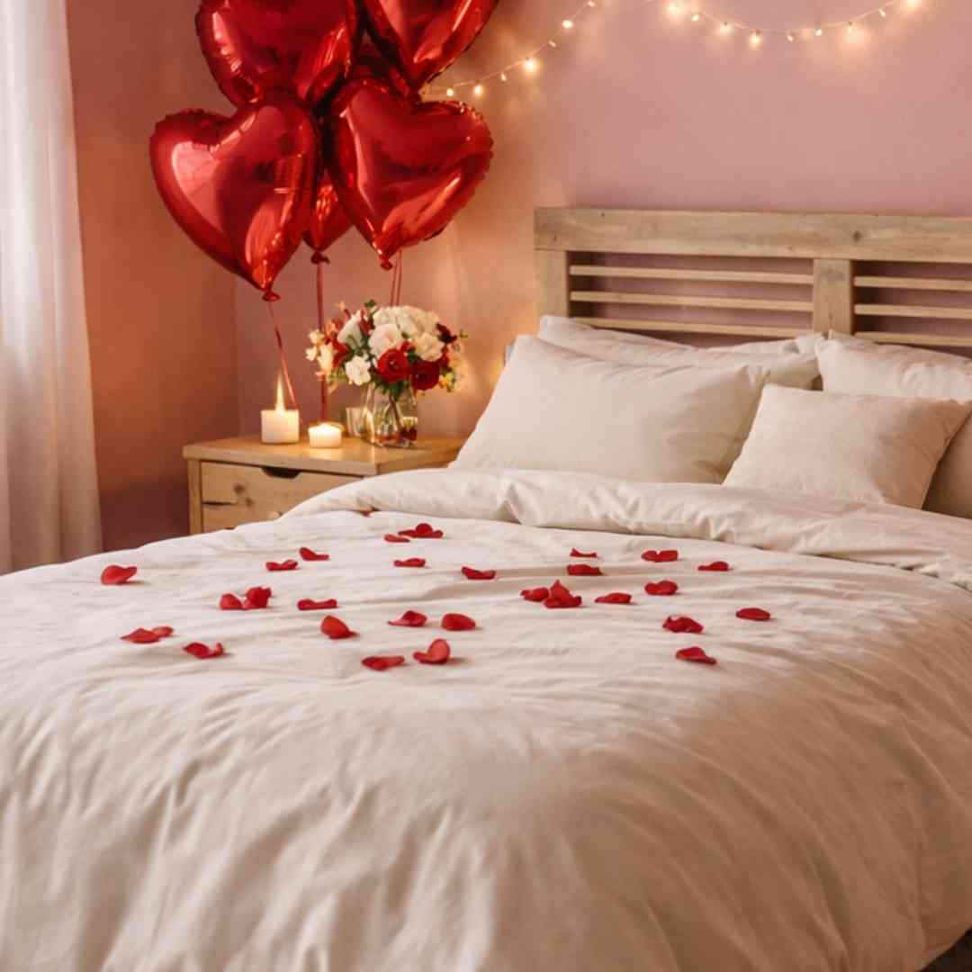 linge de lit saint-valentin