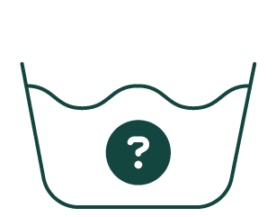 symbole étiquette textile lavage en machine