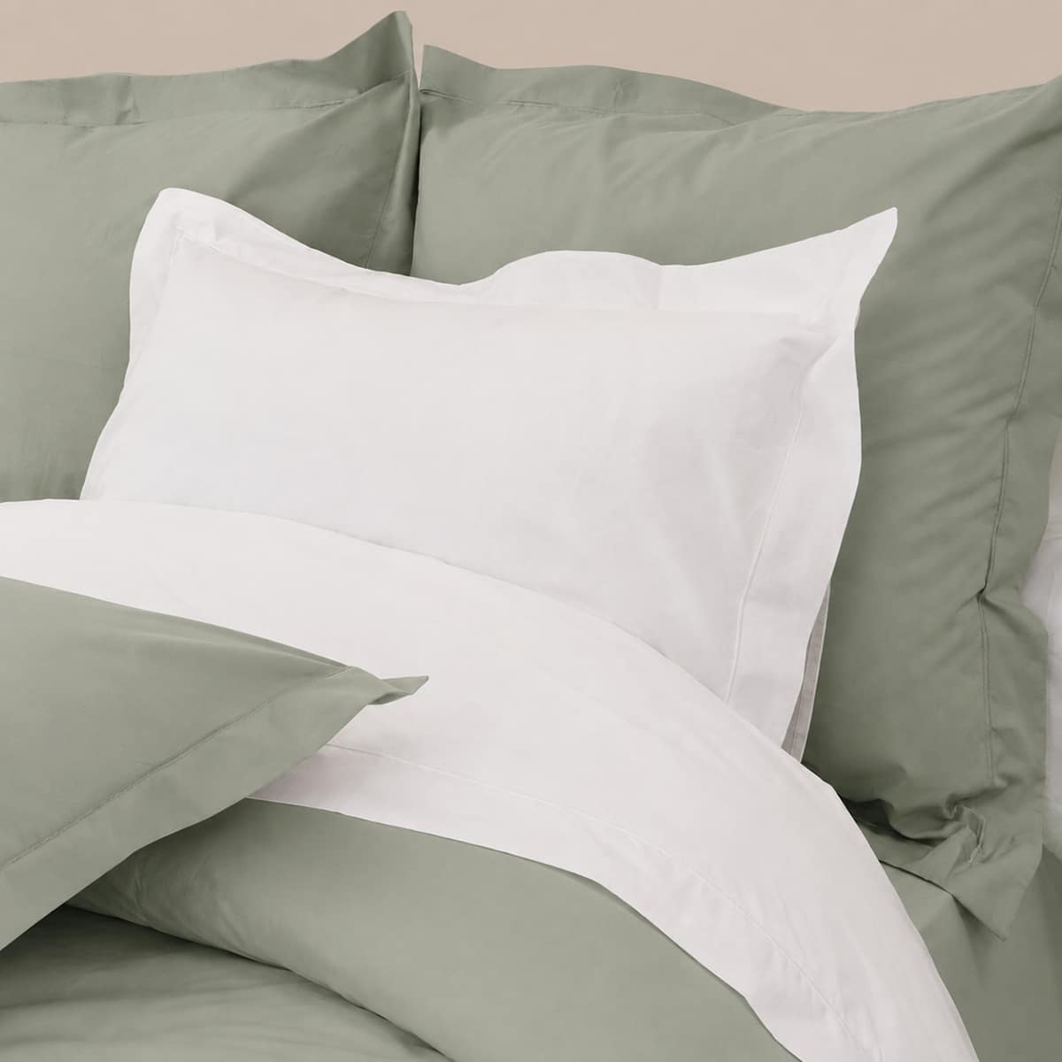 Drap housse uni coton percale 200 fils DESIREE – Image 4