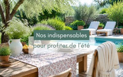 Linge de maison pour l&rsquo;été : nos indispensables pour profiter des beaux jours