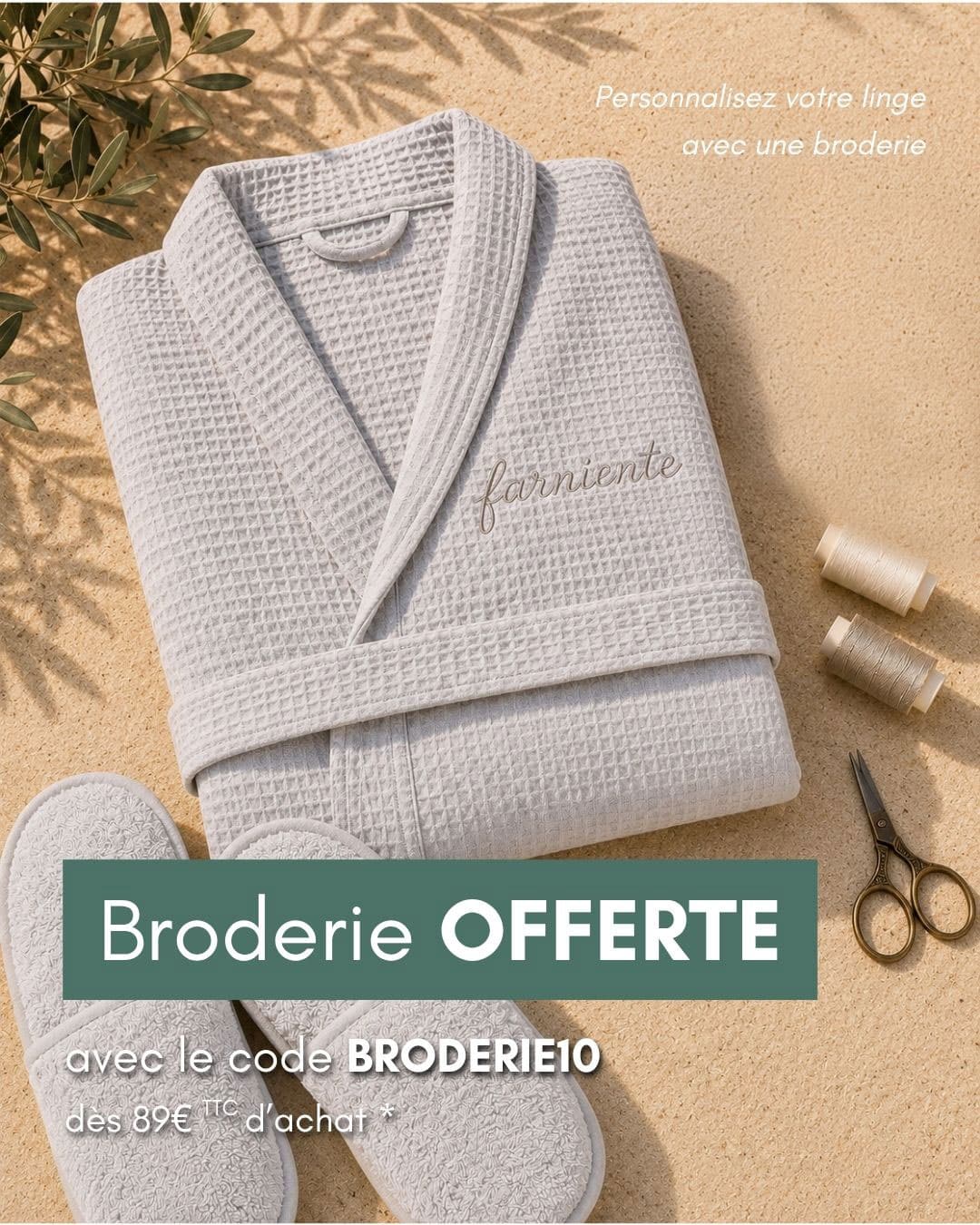 broderie-linge-personnalise-offerte-linandelle Broderie offerte des 89€ TTC d'achat