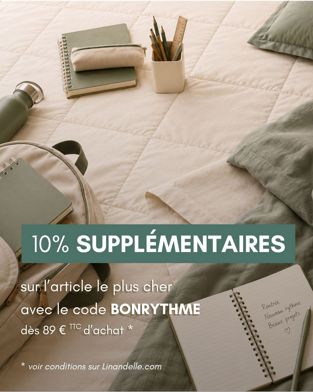 10-pourcent-article-cher-code-bonrythme 10% supplémentaires sur l'article le plus cher dès 89€ d'achat avec le code BONRYTHME