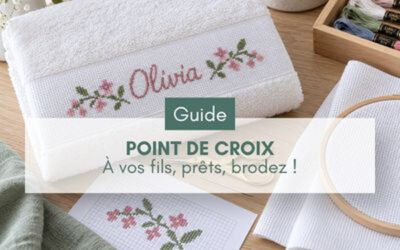 Débuter le point de croix : créez un linge unique avec la toile Aïda