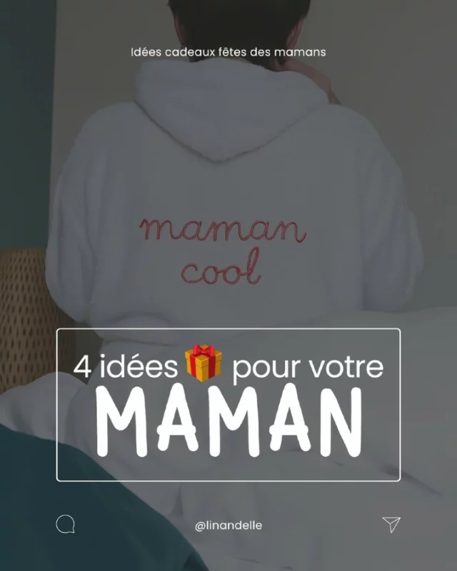 Tic Tac, Tic Tac… Il est encore temps de gâter votre maman ! On vous souffle 4 idées de cadeaux 👇

🎁 Un peignoir brodé
🎁 Un Tot bag brodé
🎁 Une parure de lit
🎁 Des serviettes de toilette brodées

Cindy s’occupe de vos broderies personnalisées : ses initiales, son surnom, un petit coeur 😉

💌 Psssssst : Vous êtes encore dans les temps pour faire personnaliser vos cadeaux. Commandez avant XXXX pour recevoir à temps votre commande pour la fête des mères ❤️ ❤️🎁
‌
#Linandelle #lingedemaison #maman #mamoune #fetedesmeres2023 #personnalisation #cadeauxpersonnalisés #ideescadeaux #cadeauxmaman #mamanjetaime #serviettetoilette #Broderie #broderiepersonnalisée #serviettepersonnalisée #brodeuse