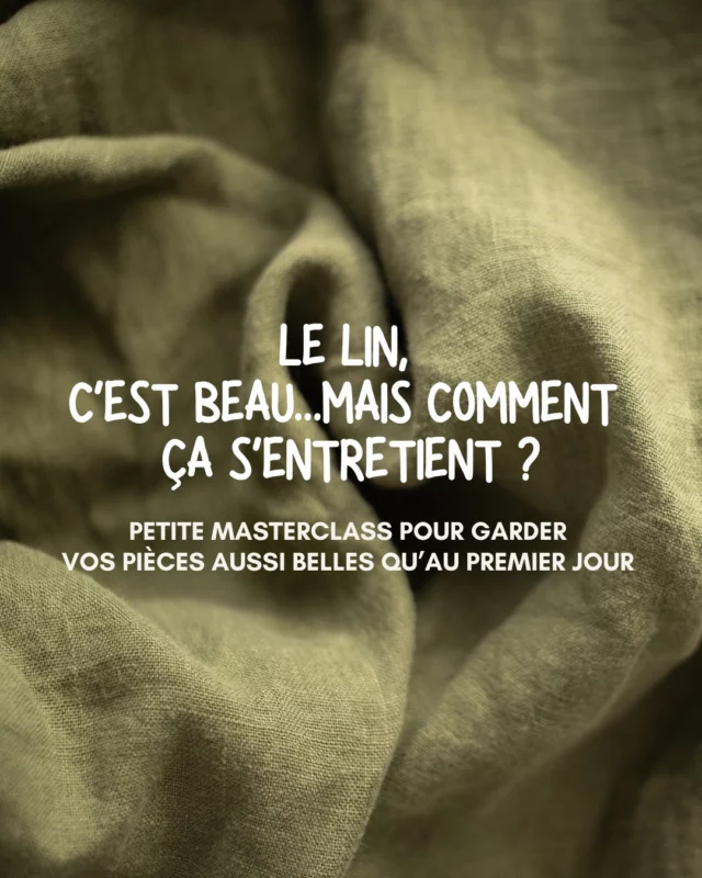 "Le lin, ça s’entretient vraiment facilement. La preuve 👇"

Pas besoin d’être expert textile pour prendre soin de vos serviettes, nappes ou housses de couette en lin.

→ Lavage doux
→ Séchage à l’air libre
→ Repassage optionnel (vive le froissé naturel)

Chez Linandelle, on sélectionne des tissus de qualité, pensés pour durer et s’adoucir avec le temps 💚

🧺 Swipe pour découvrir nos astuces simples & efficaces.
📍 Et retrouvez tous nos essentiels en lin sur http://linandelle.com

#LinNaturel #EntretienLin #AstucesMaison #LingeDeMaison #Linandelle #Couture #ConseilsMaison #MadeInFrance #LingeDurable #SlowMaison